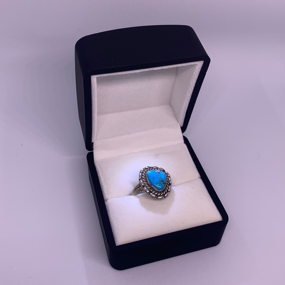 Turquoise ring sz 6.5 - Picture 1 of 5
